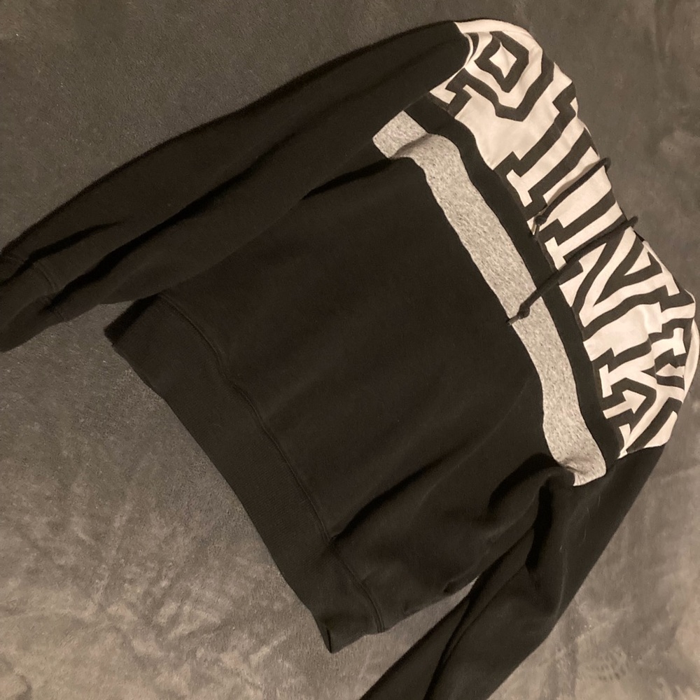 Victoria's Secret PINK White Fleece Hoodie